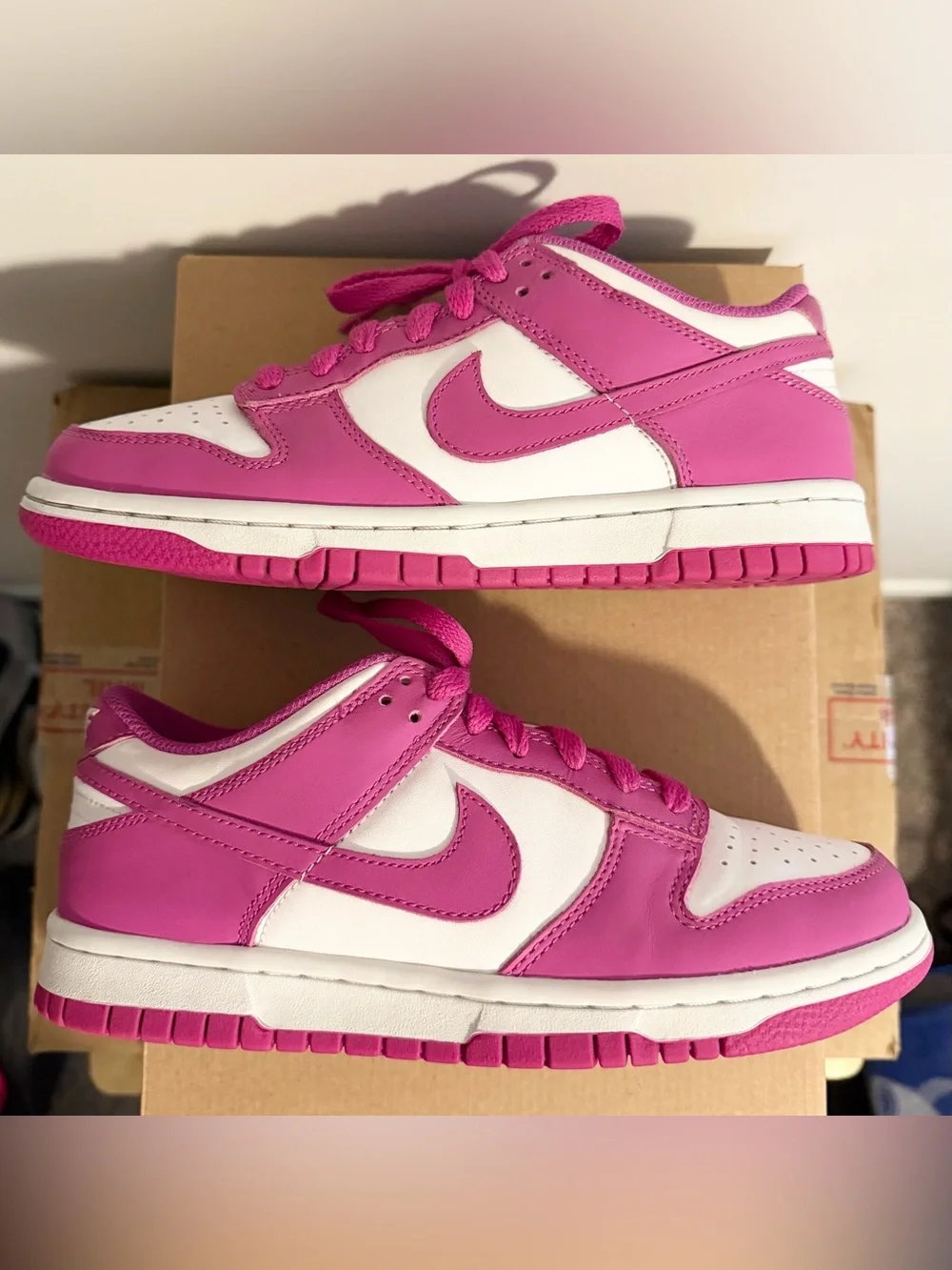 Used Nike Dunk Low GS Size 5Y “Active Fuschia”